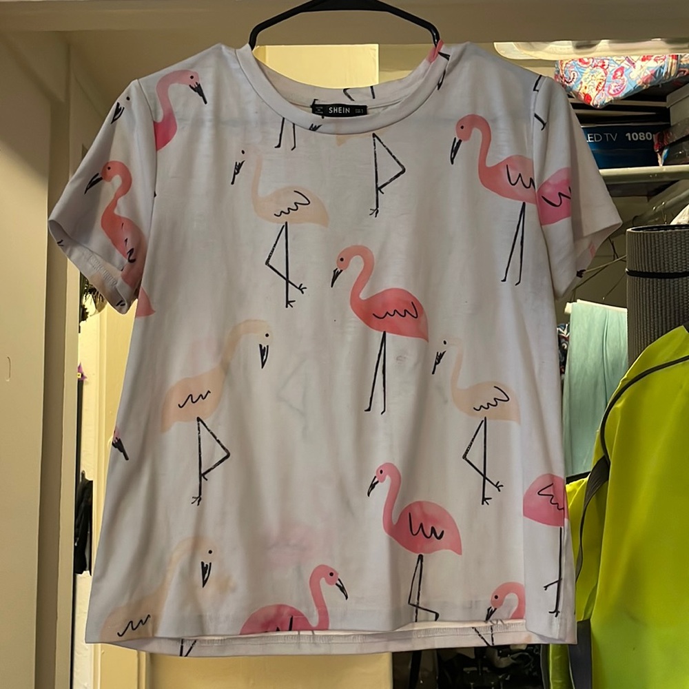Flamingo graphic tee